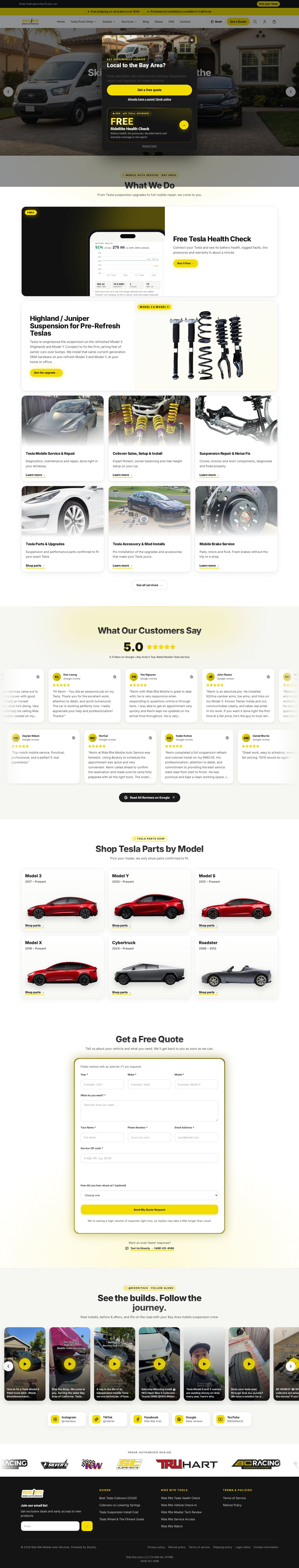 riderite.us full homepage